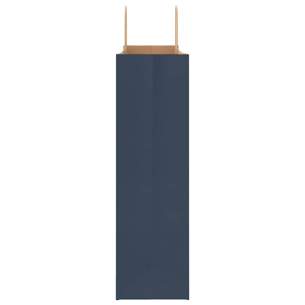 Papiertragetaschen 50 Stk. mit Henkeln Braun 21x11x36 cm
