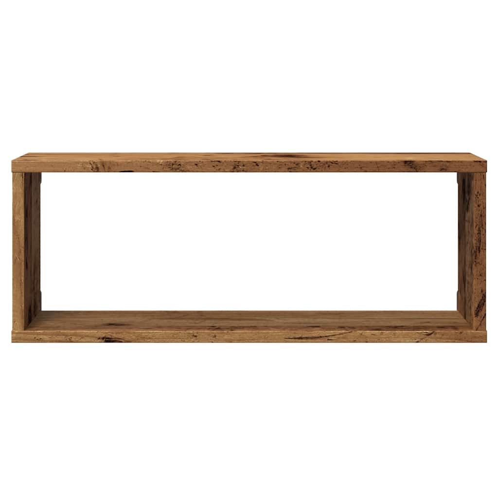 Würfelregale 2 Stk. Weiß 30x15x30 cm