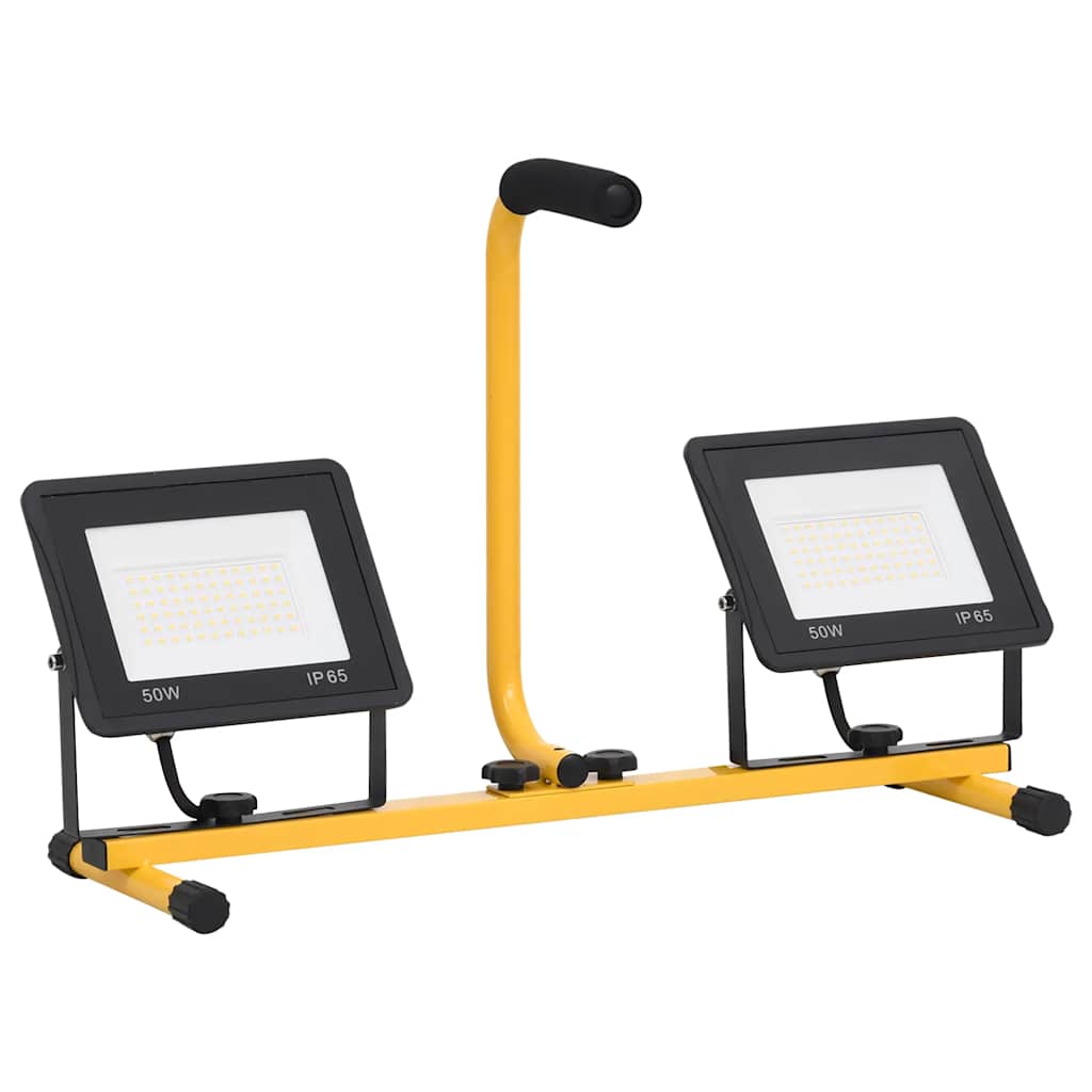LED-Fluter mit Handgriff 2x10 W Warmweiß