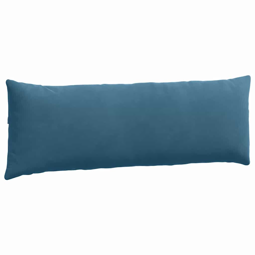 Sofakissen 2 Stück Blau 50 x 30 cm Cordstoff