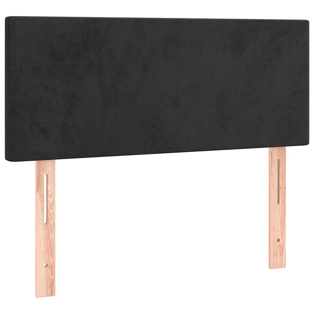 Kopfteil Hellgrau 80x5x118/128 cm Samt