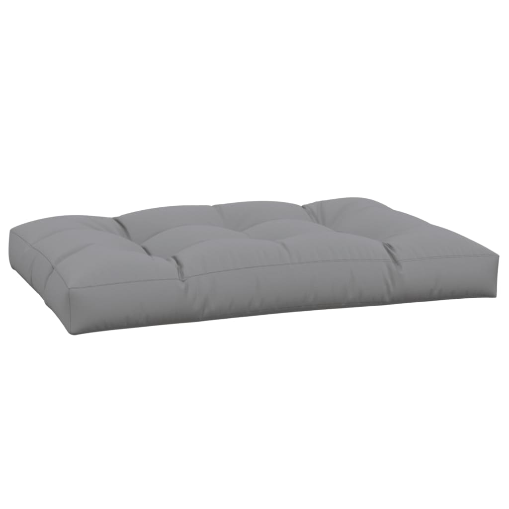 Palettenkissen Anthrazit 50x50x12 cm Stoff