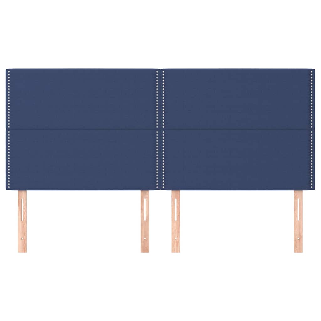 Kopfteil Dunkelgrau 80 x 5 x 118/128 cm Stoff