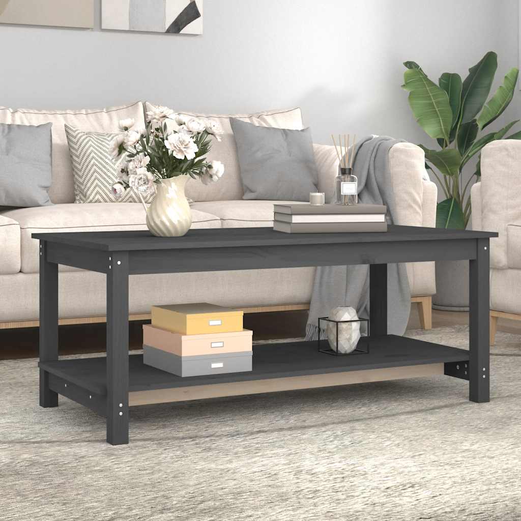Couchtisch 110x55x45 cm Massivholz Kiefer