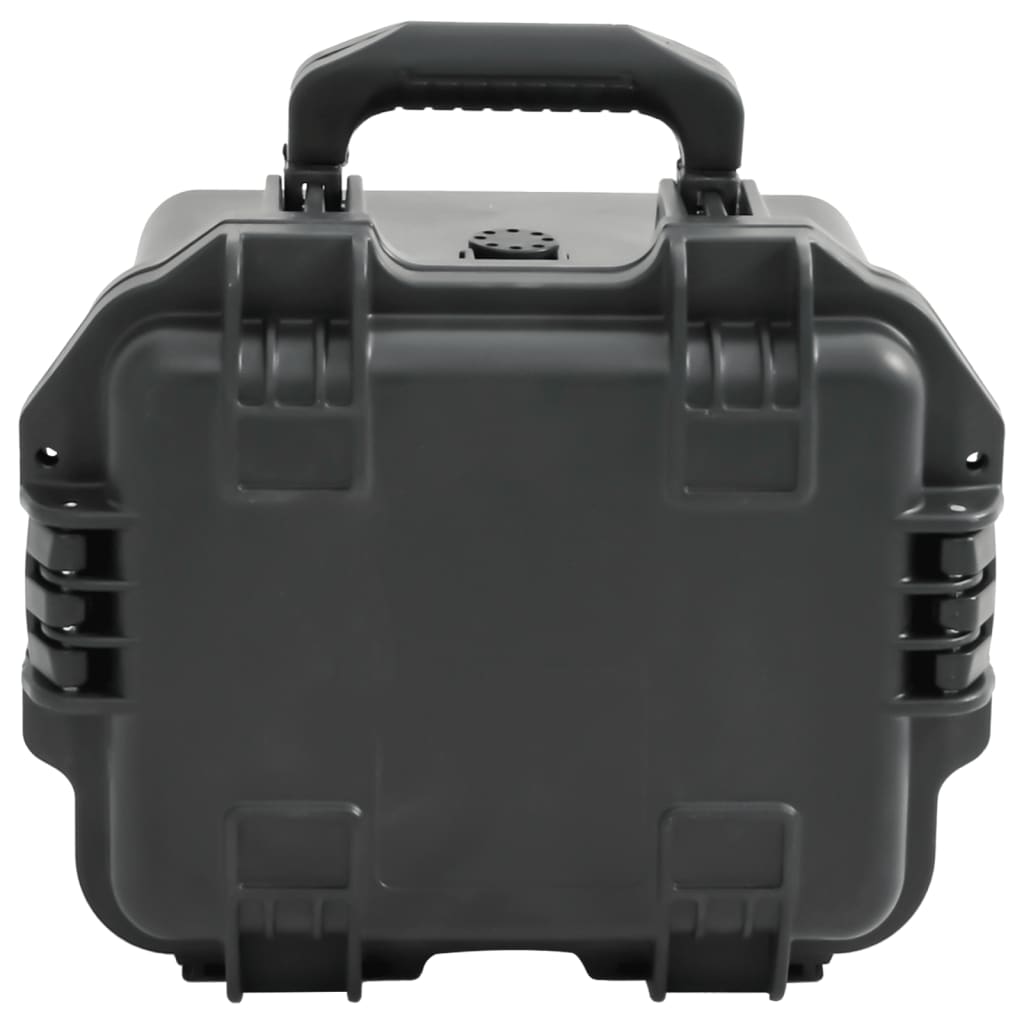 Koffer für Flugreise Tragbar Schwarz 46,5x21,5x17,5 cm PP