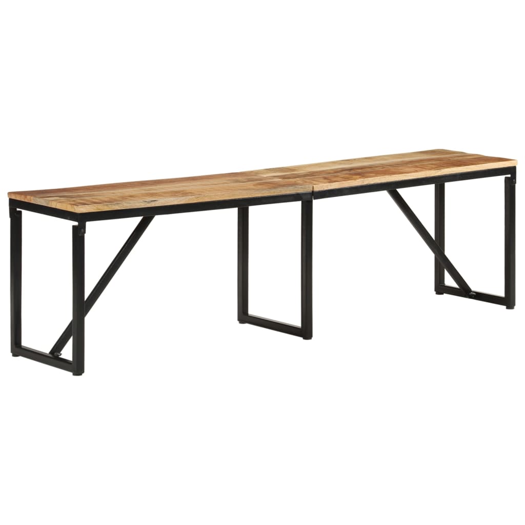 Sitzbank Massivholz 110x35x45 cm