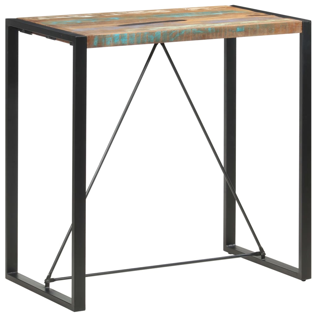Bartisch 110 x 60 x 110 cm Massivholz Mango