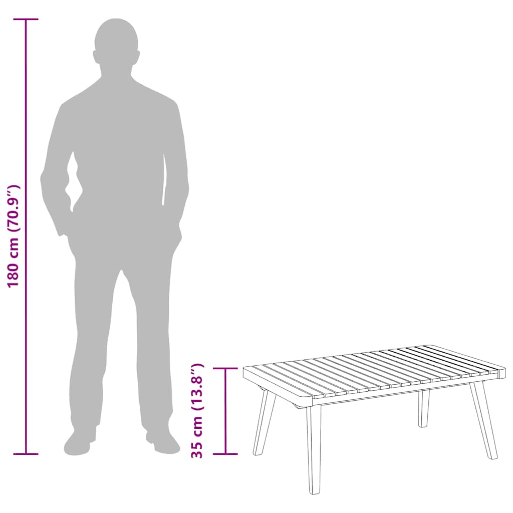 2-Sitzer-Gartensofa mit Kissen Massivholz Akazie