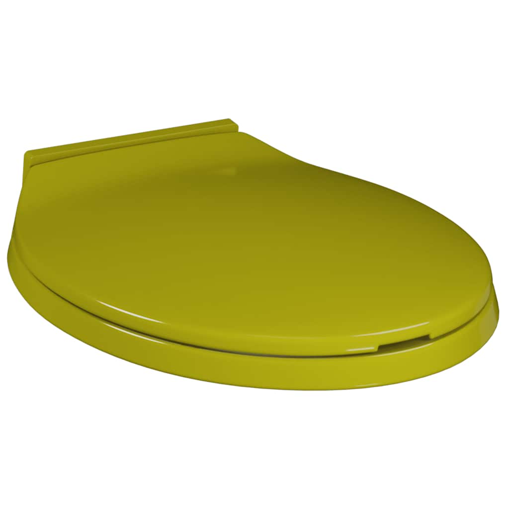 Toilettensitz mit Absenkautomatik Hellgrau Oval