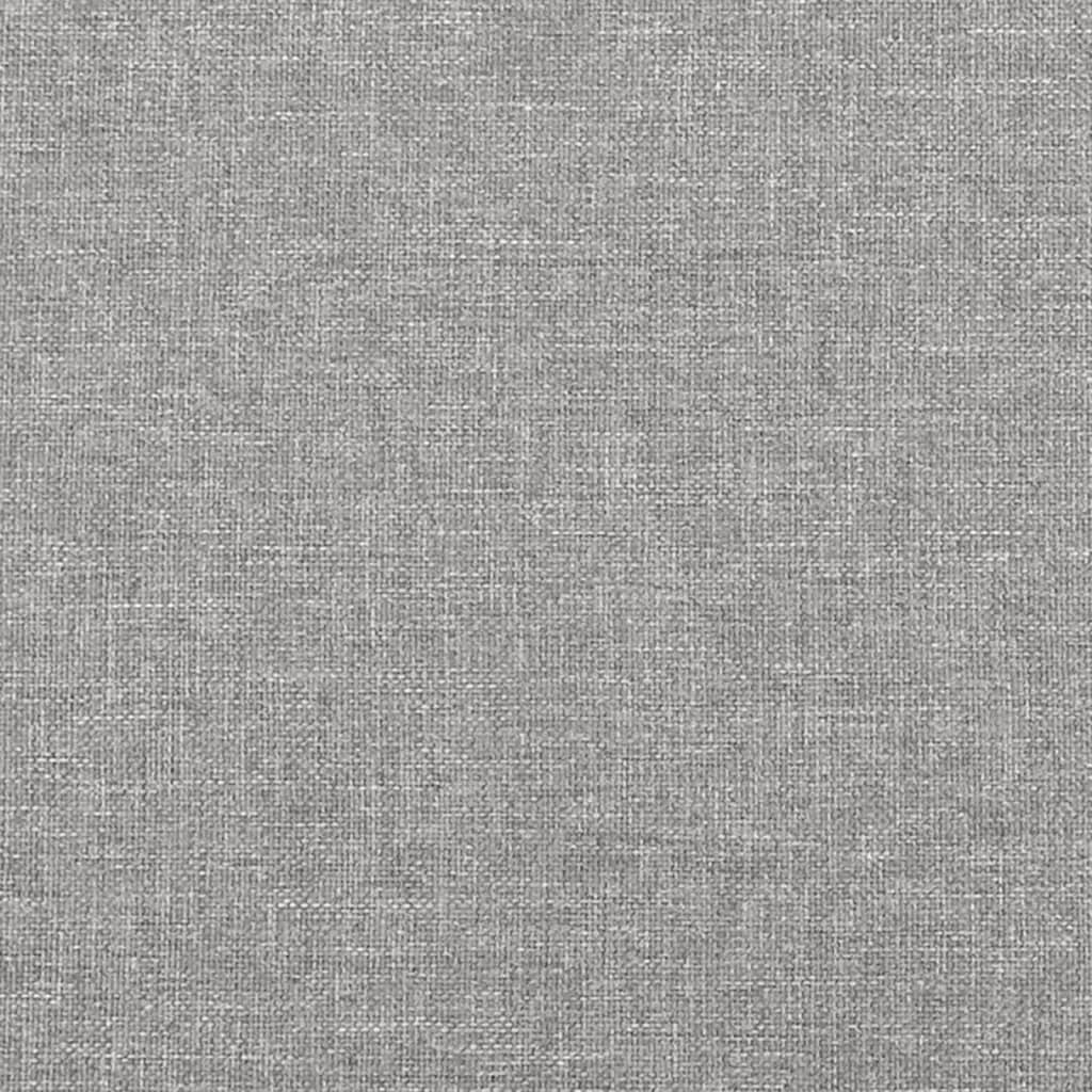 Taschenfederkernmatratze Mittel Hellgrau 80x200x20 cm Stoff