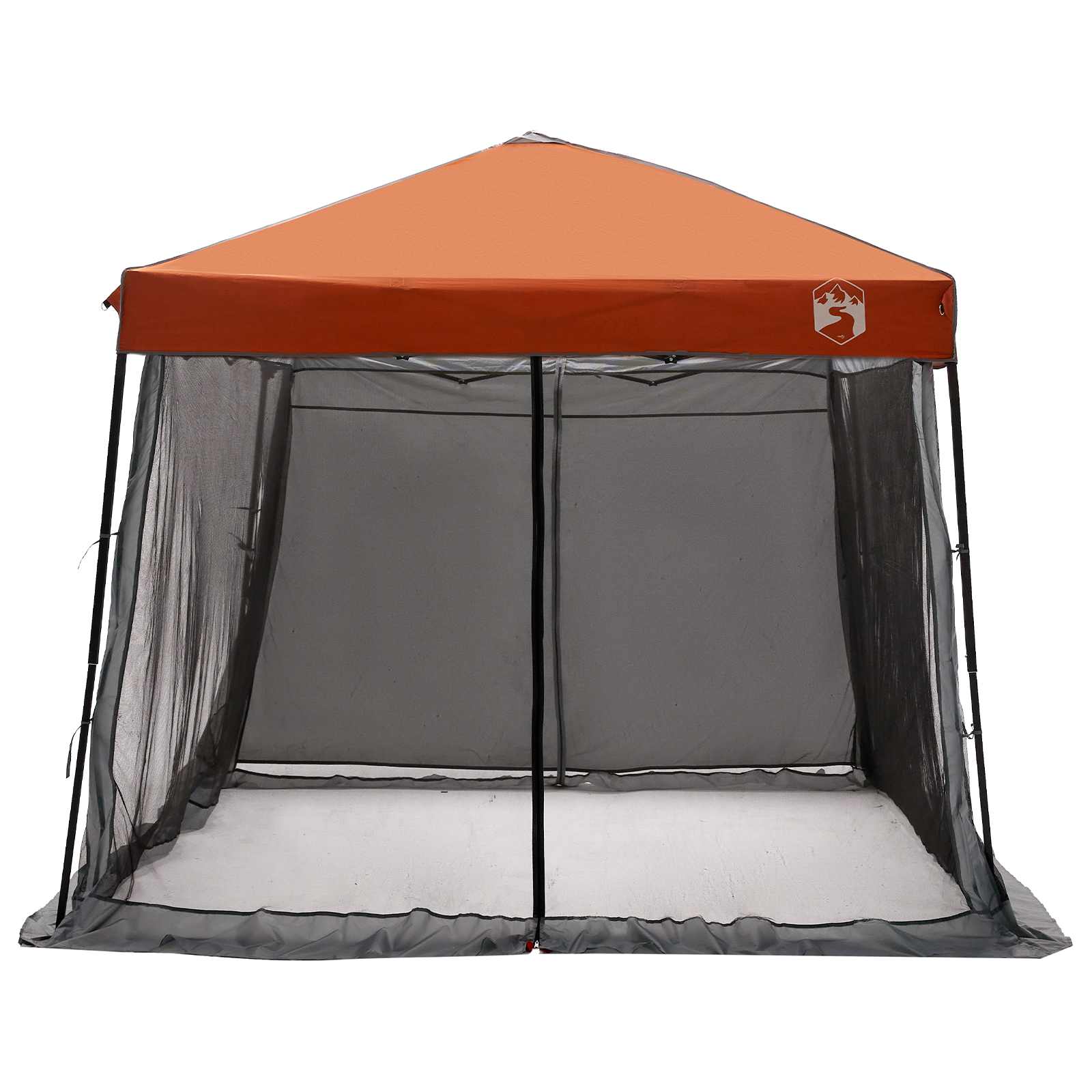 Camping-Zelt-Set mit Dach 2 pcs Blau Taffeta und Stoff