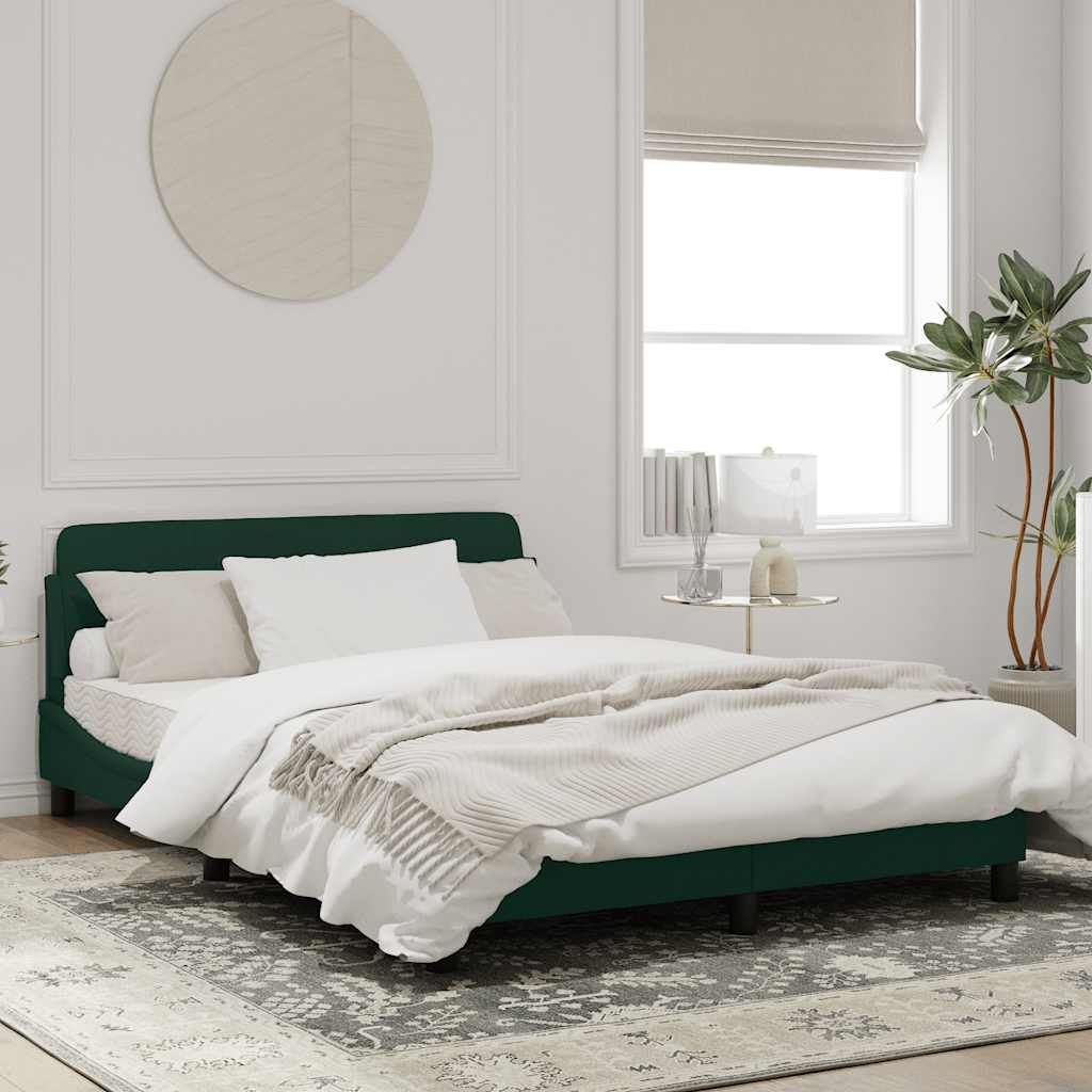 Bettgestell "Dover" Hellgrau 80x200 cm Samt