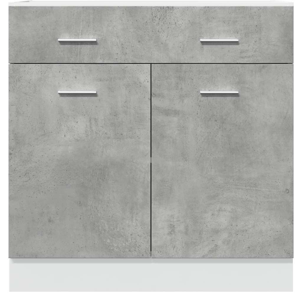 Unterschrank Lyon Weiß 60x46x81,5 cm Holzwerkstoff