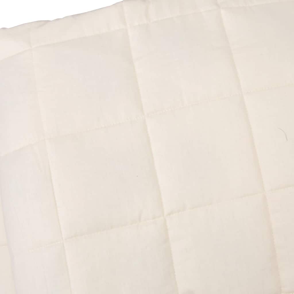 Gewichtsdecke Grau 122x183 cm 5 kg Stoff