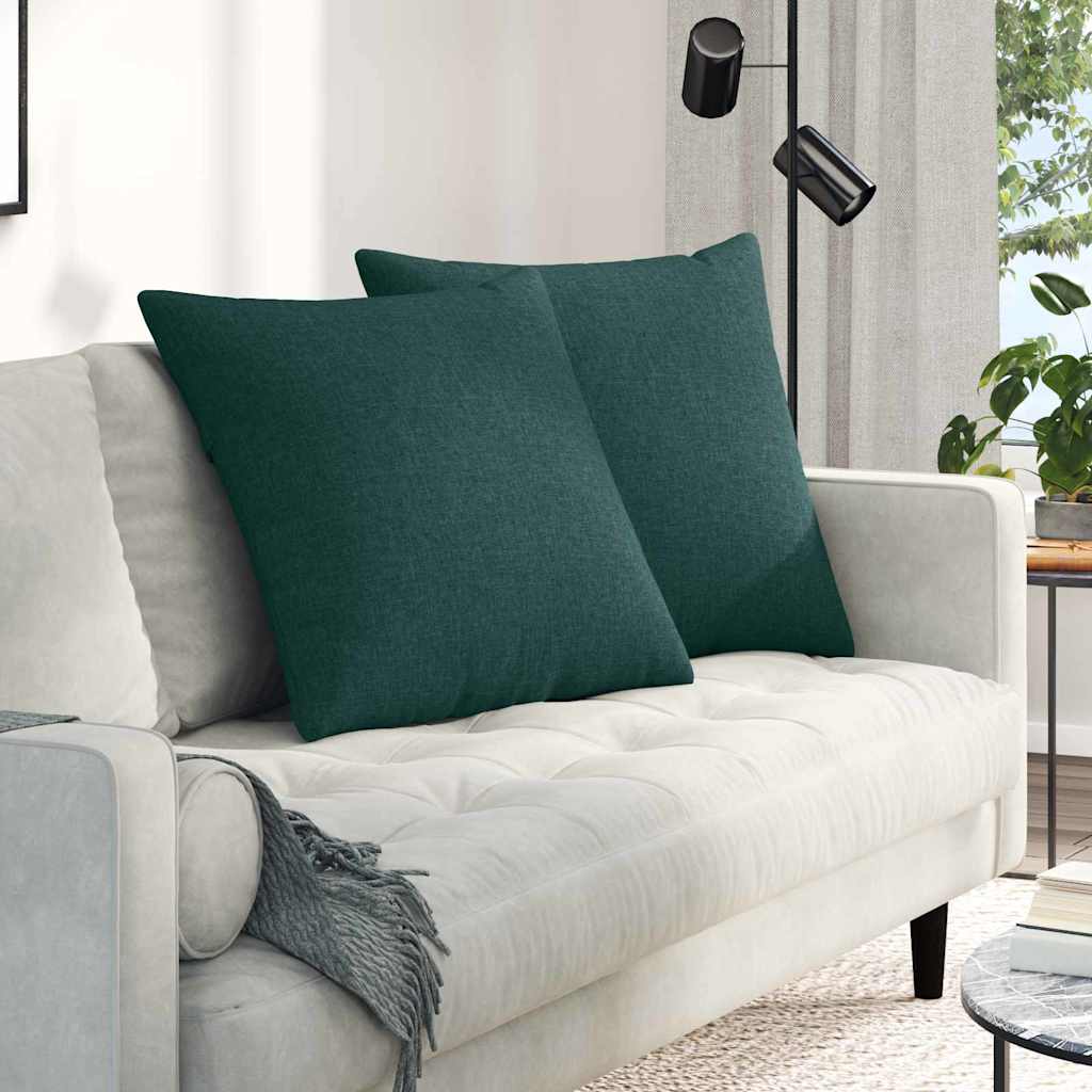 Sofakissen 2 pcs Hellgrau 50 x 30 cm Stoff