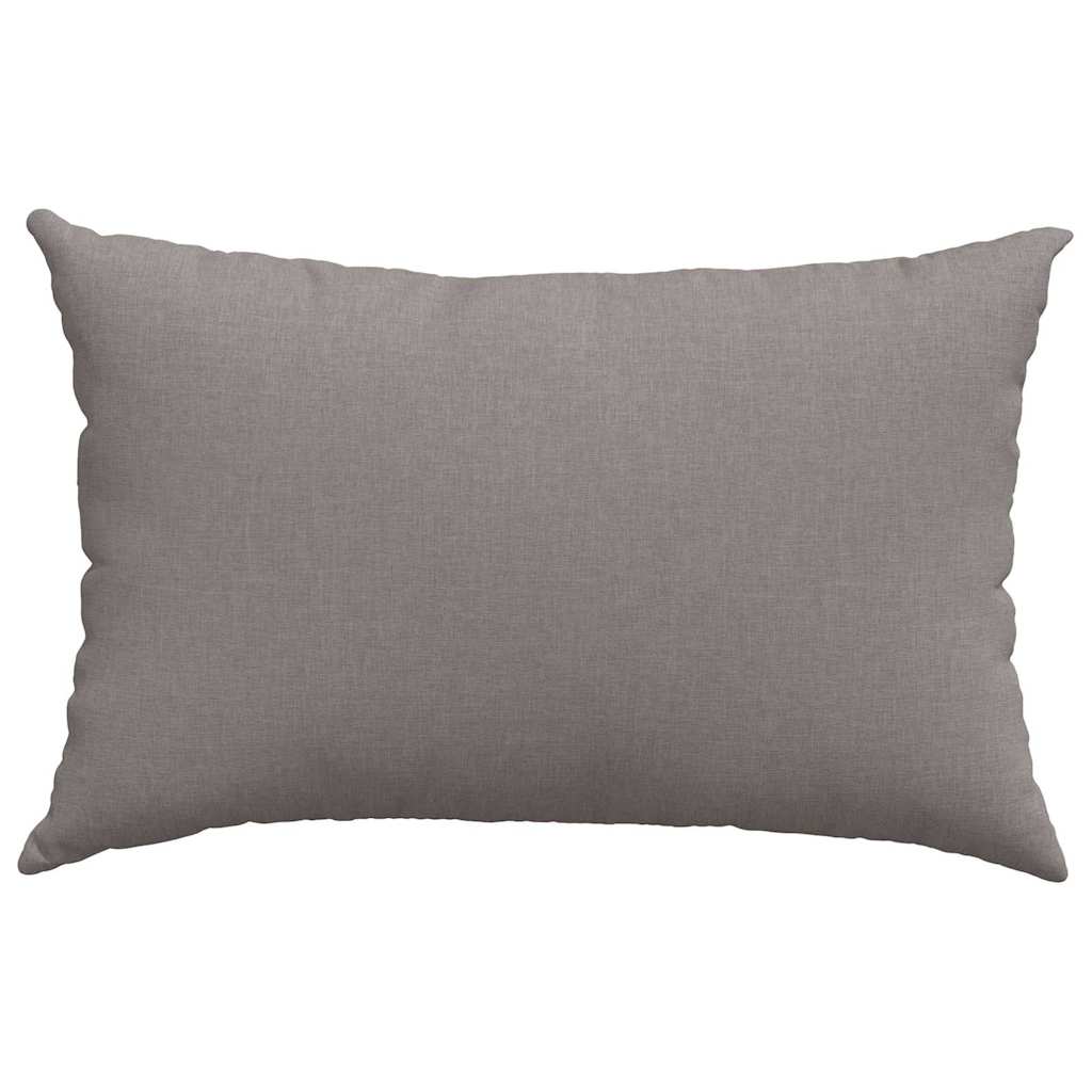 Sofakissen 2 pcs Hellgrau 50 x 30 cm Stoff