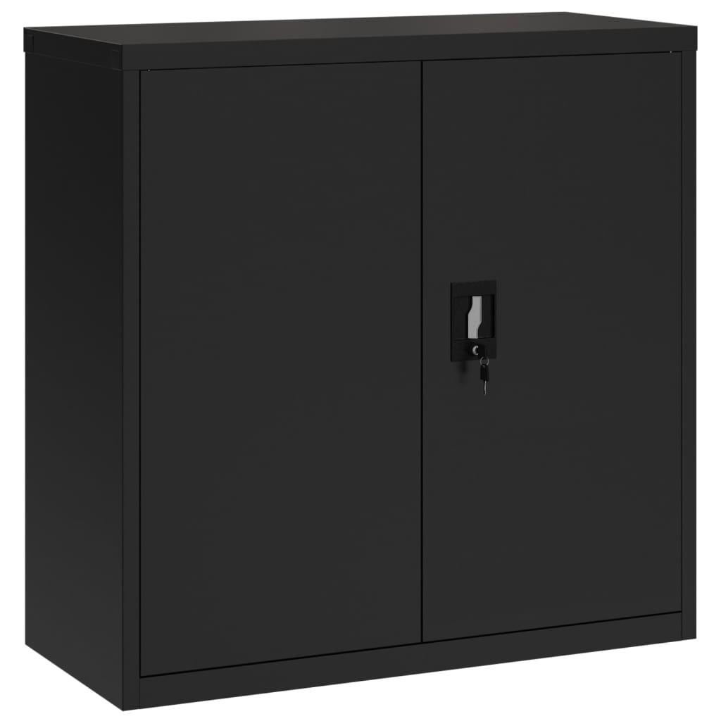 Aktenschrank Weiß 90x40x110 cm Stahl