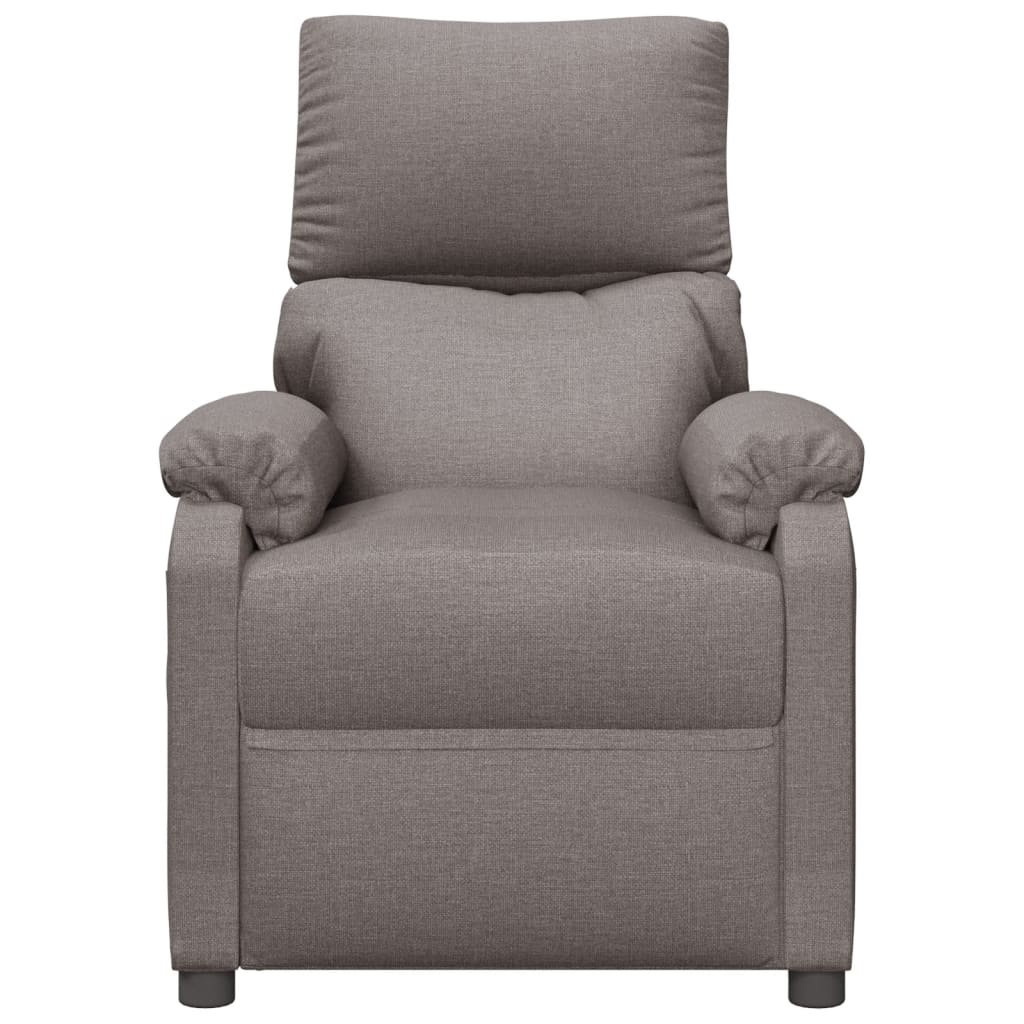 Massagesessel Elektrisch Schwarz Stoff