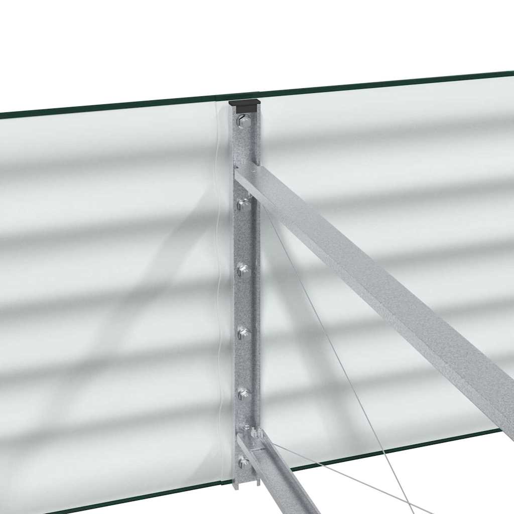 Hochbeet Grün 400 x 80 x 81 cm Stahl
