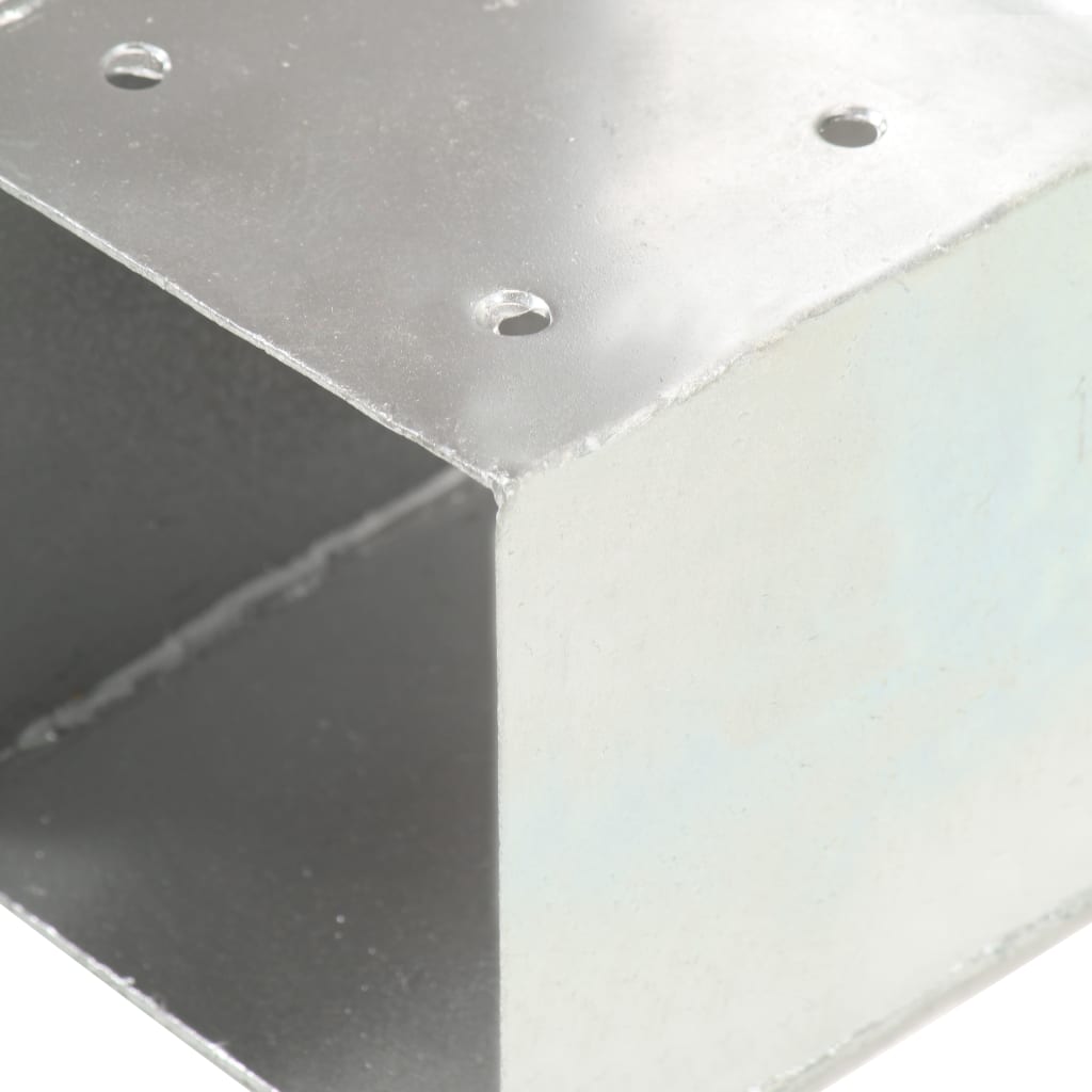 Pfostenverbinder L-Form Verzinktes Metall 71 x 71 mm