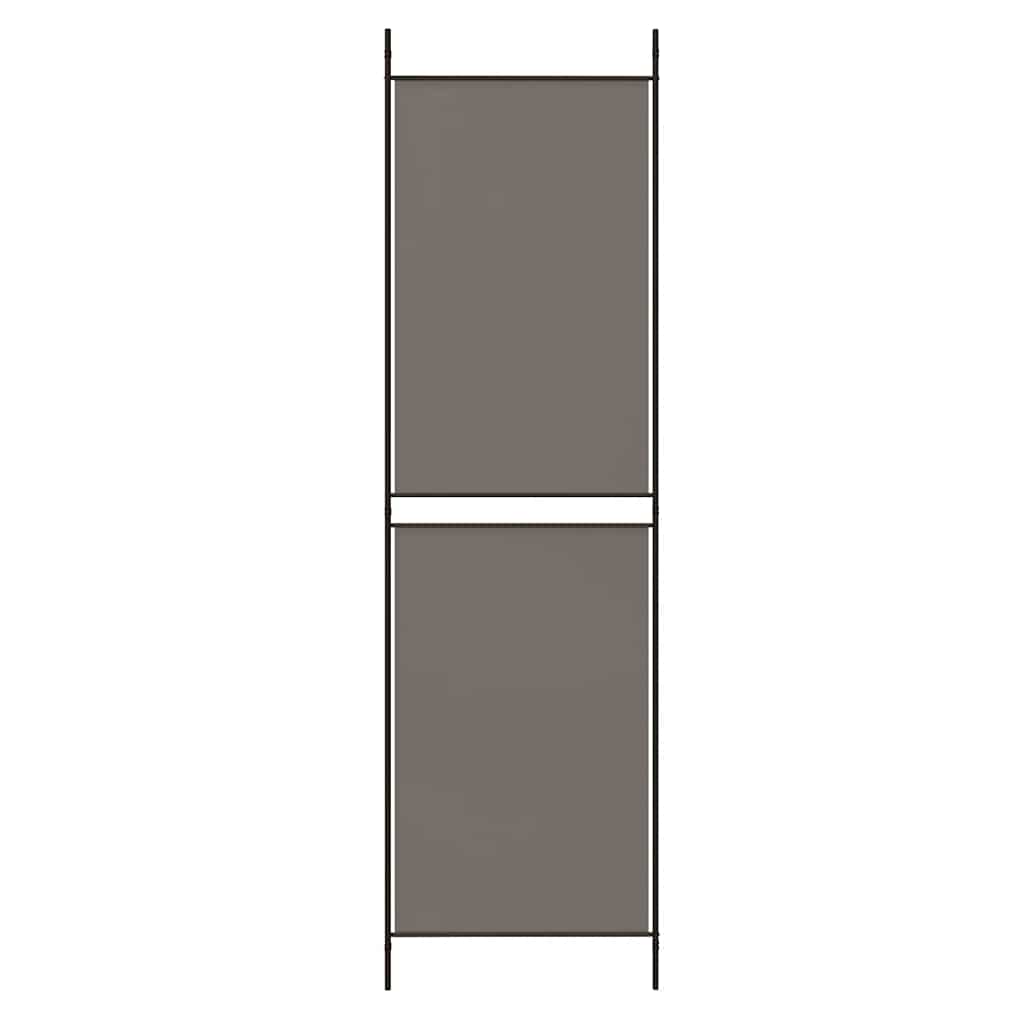 3-teiliger Raumteiler Beige 150 x 180 cm Stoff