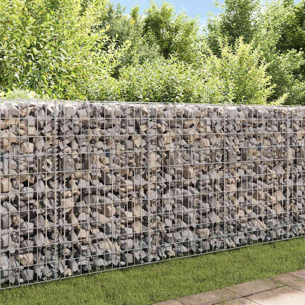 Gabionenkorb Pflanzkasten Gemüse-Hochbeet Stahl 300×30×100 cm