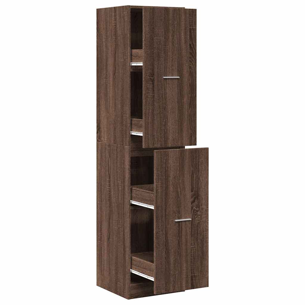 Apothekerschrank Weiß 30 x 41 x 174,5 cm Holzwerkstoff