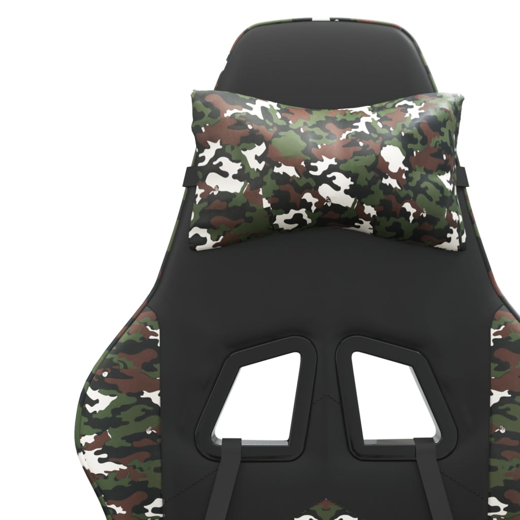Gaming-Stuhl Drehbar Schwarz und Rot Kunstleder