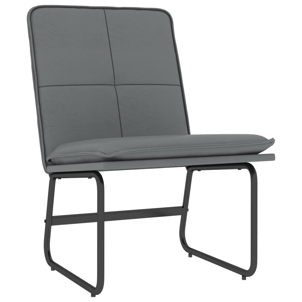 Loungesessel Creme 54x75x76 cm Kunstleder