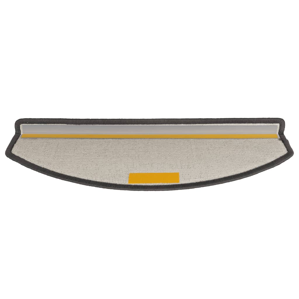 Stufenmatten 15 Stk. 56x17x3 cm Anthrazit Halbrund
