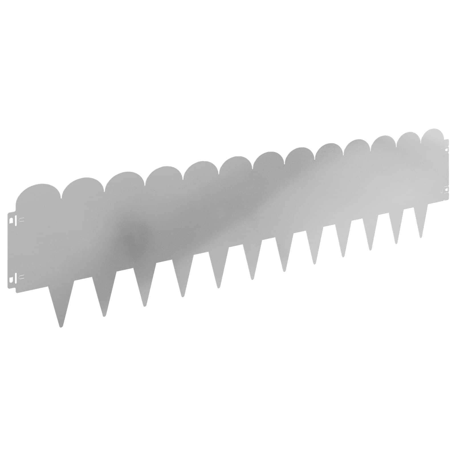 Raseneinfassung 10 pcs 103 x 15 cm Stahl Schwarz