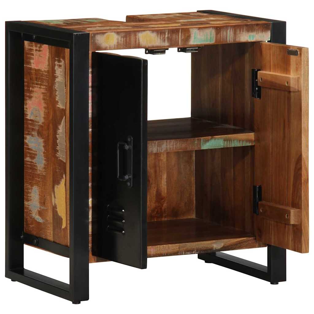Badezimmerschrank Braun 55 x 35 x 60 cm Massivholz Mango