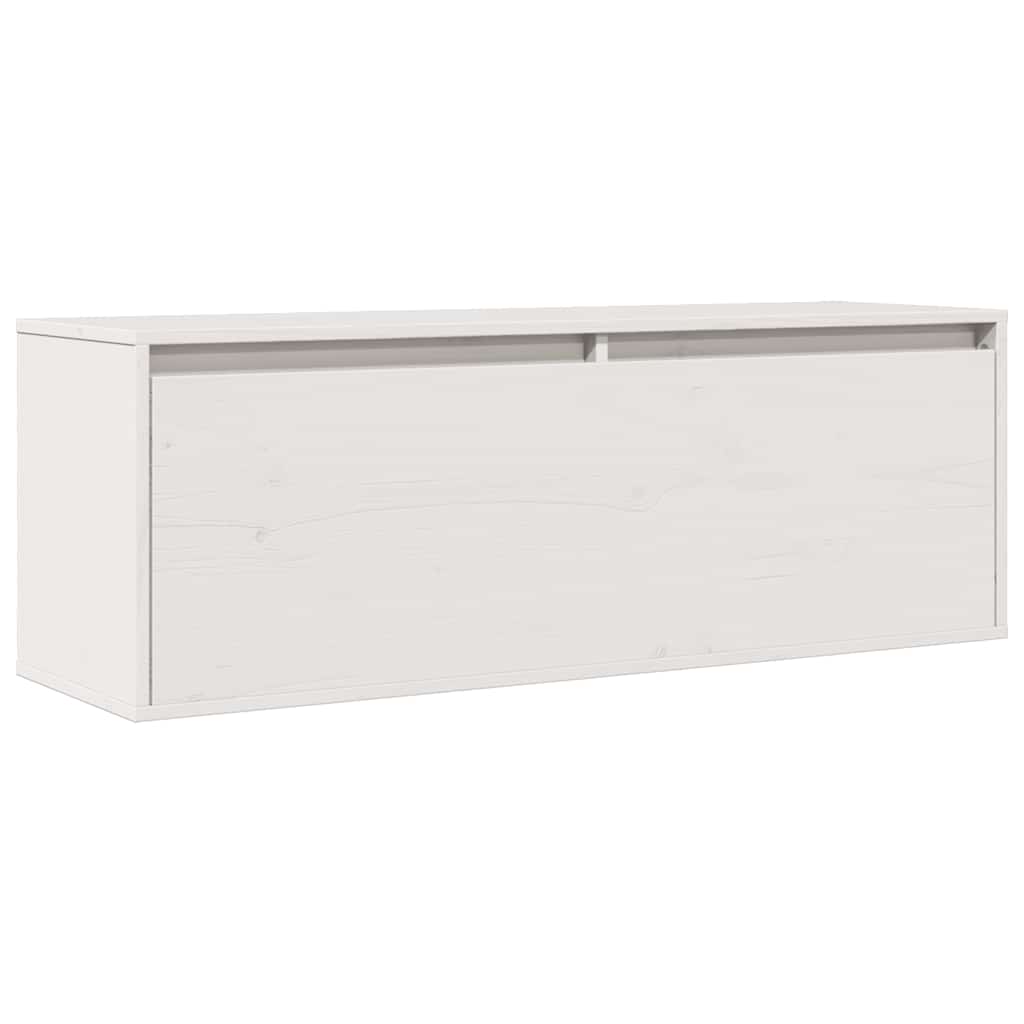 Wandschrank 100x30x35 cm Massivholz Kiefer