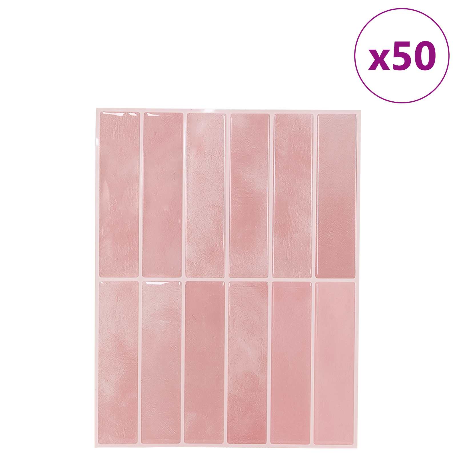 Rechteckige Fliese 10 pcs Dunkelgrün 29 x 23 x 0,08 cm