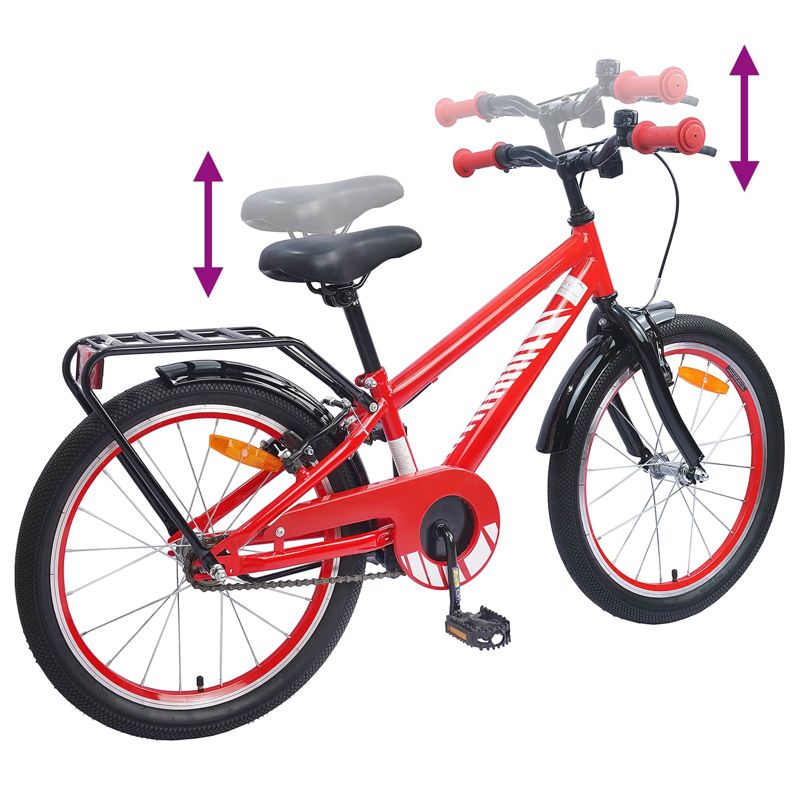 Kinderfahrrad 12 Zoll für 2-4 Jahre alt Himmelblau