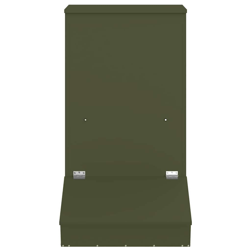 Schweinfutterspender Schwarz 55 x 38 x 76 cm