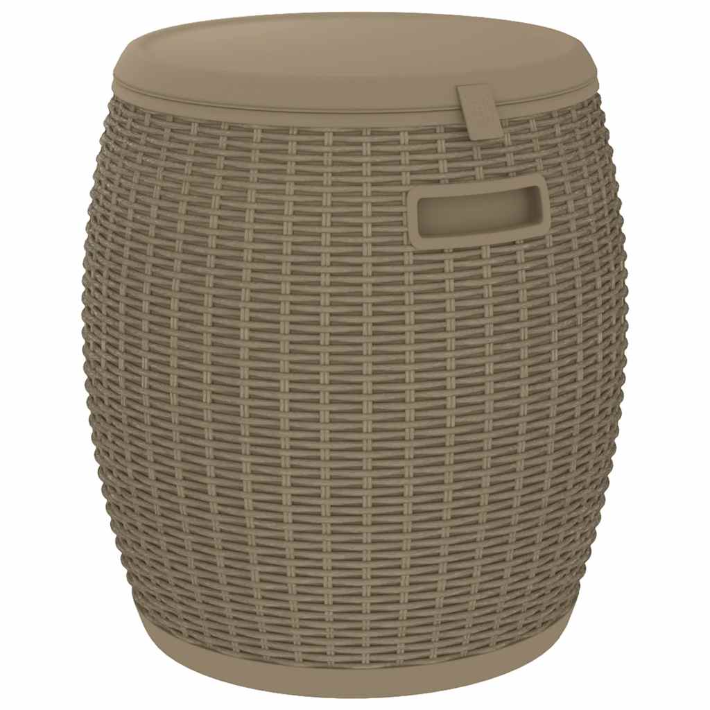 4-in-1 Gartenbox Schwarz Polypropylen