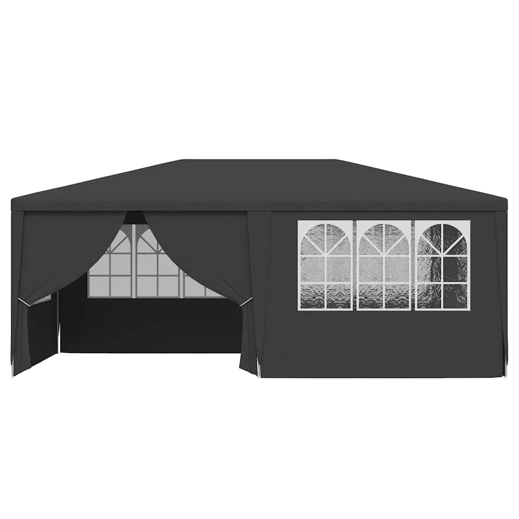Party-Zelt Rot 200 x 200 x 240 cm PE und Stahl