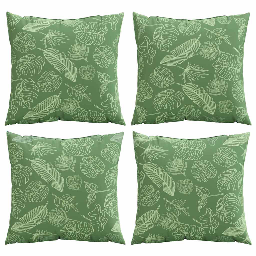 Zierkissen 4 Stk. Creme 60x60 cm Stoff