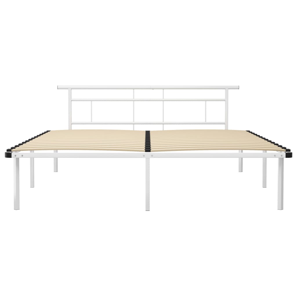 Bettgestell Grau Metall 90x200 cm