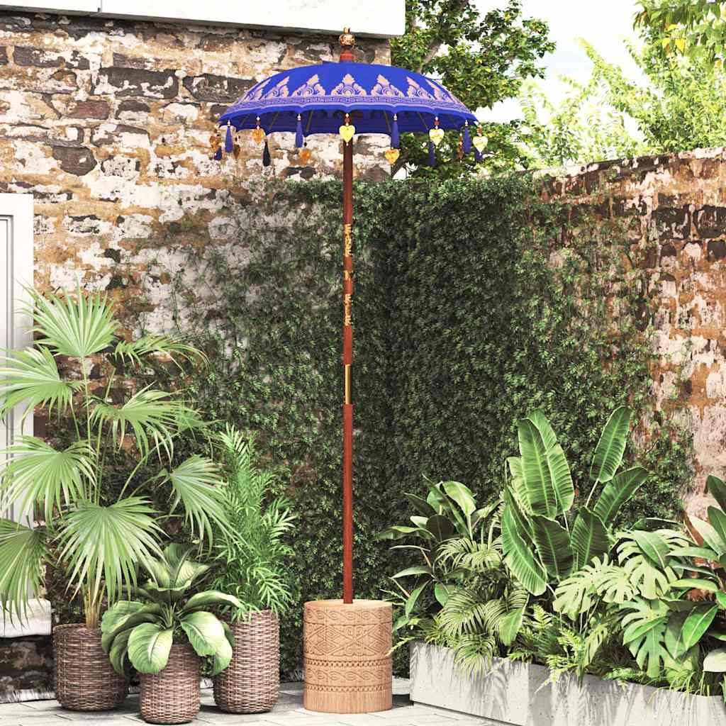 Balinesischer Sonnenschirm Creme 125 x 125 x 260 cm