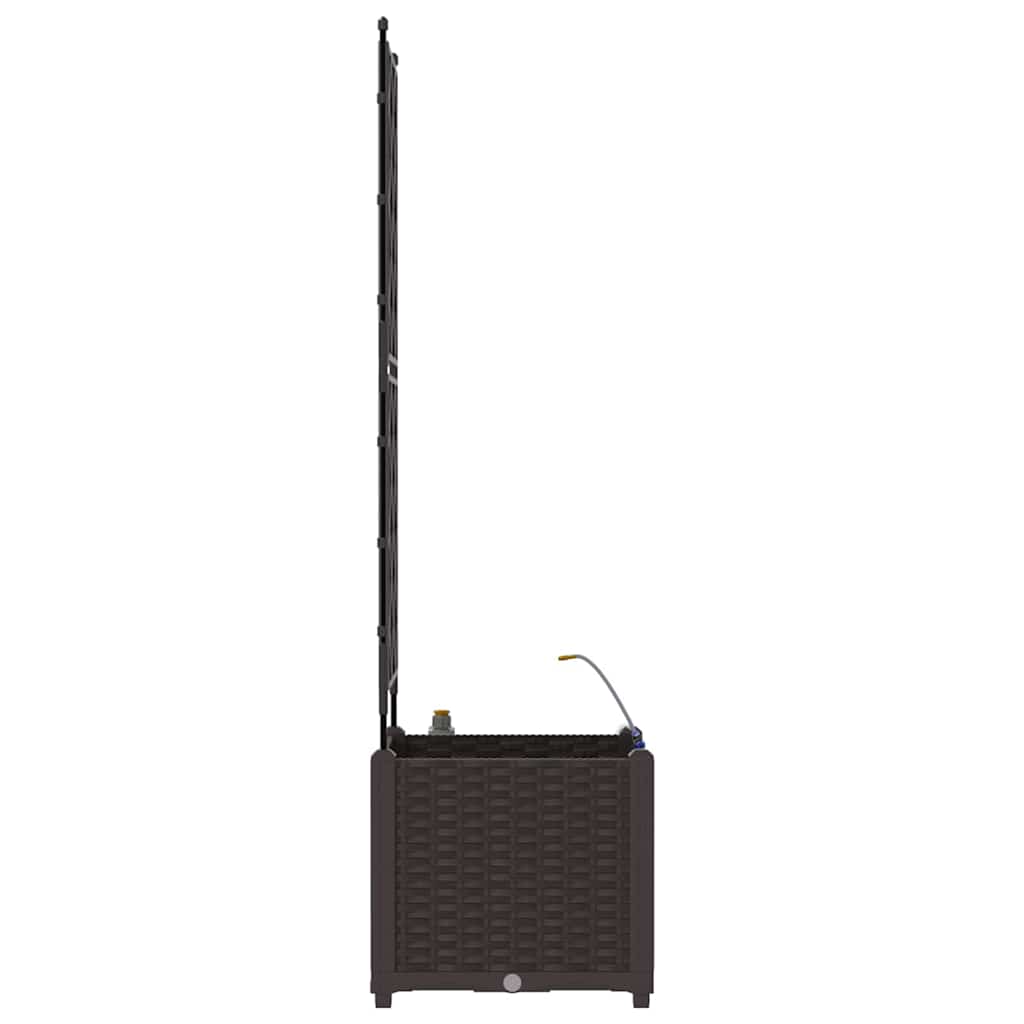Garten-Pflanzgefäß 4 Stk. Braun 160 x 40 x 22 cm PP