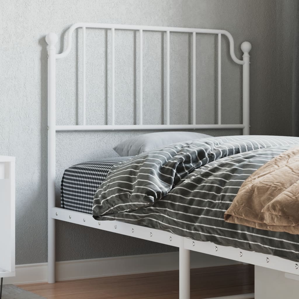 Ersatz-Kopfteil Metall Schwarz 135 cm