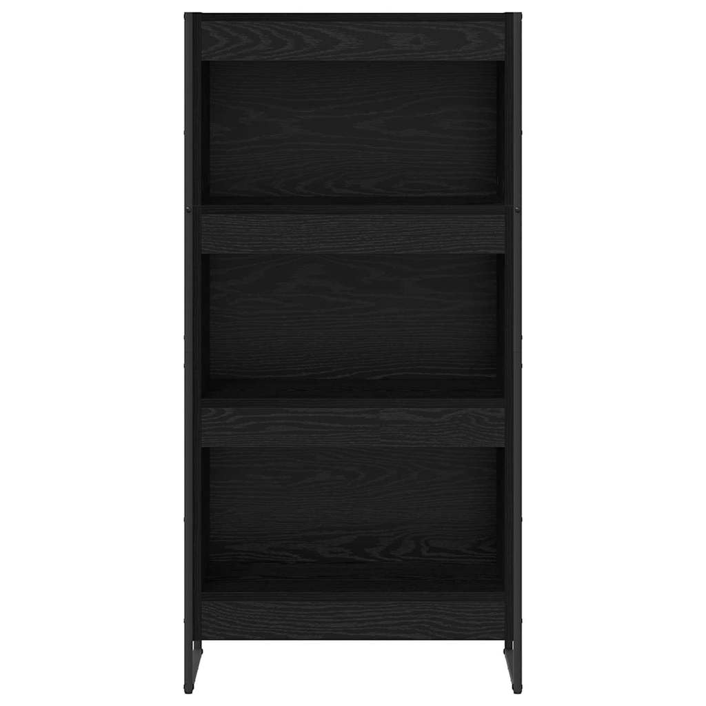 Bücherregal 2 pcs Schwarz Eichen-Optik 60 x 30 x 189,5 cm
