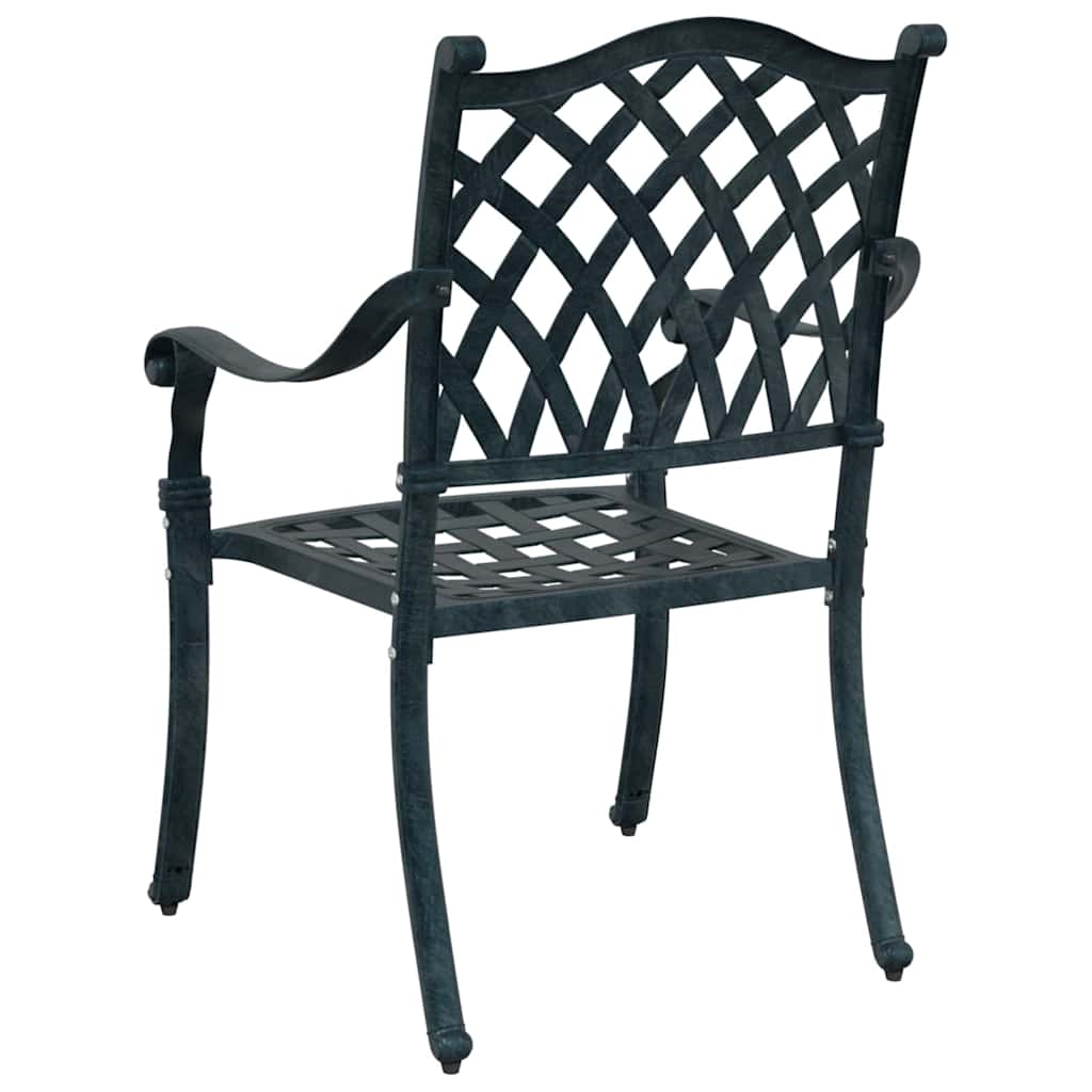 Gartenstuhl 2 pcs Bronze 56 x 55 x 92,5cm Aluminium