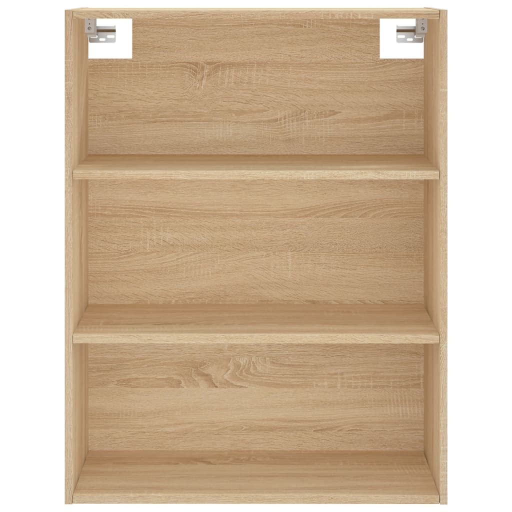 Highboard Hochglanz-Weiß 69,5x34x180 cm Holzwerkstoff