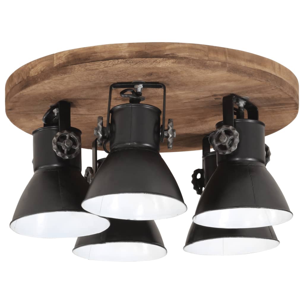 Wandlampe Industriestil Silbern 45x25 cm E27