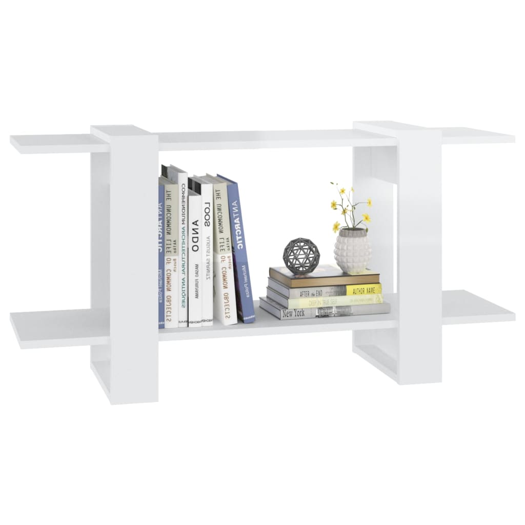 Bücherregal Weiß 100x30x51 cm Holzwerkstoff