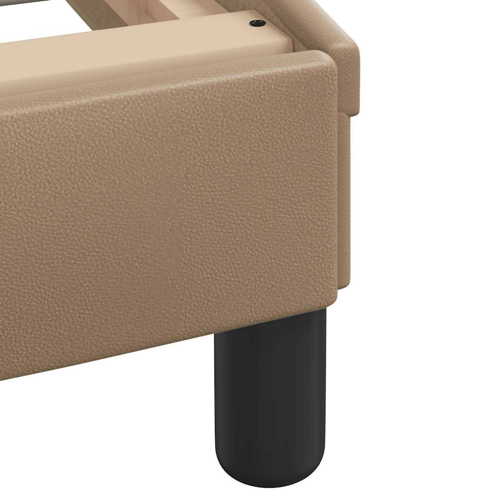 Bettgestell "Dover" Schwarz 80x200 cm Kunstleder