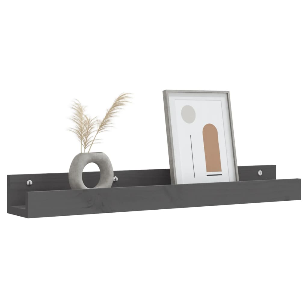Wandregale 2 Stk. 50x12x9 cm Massivholz Kiefer